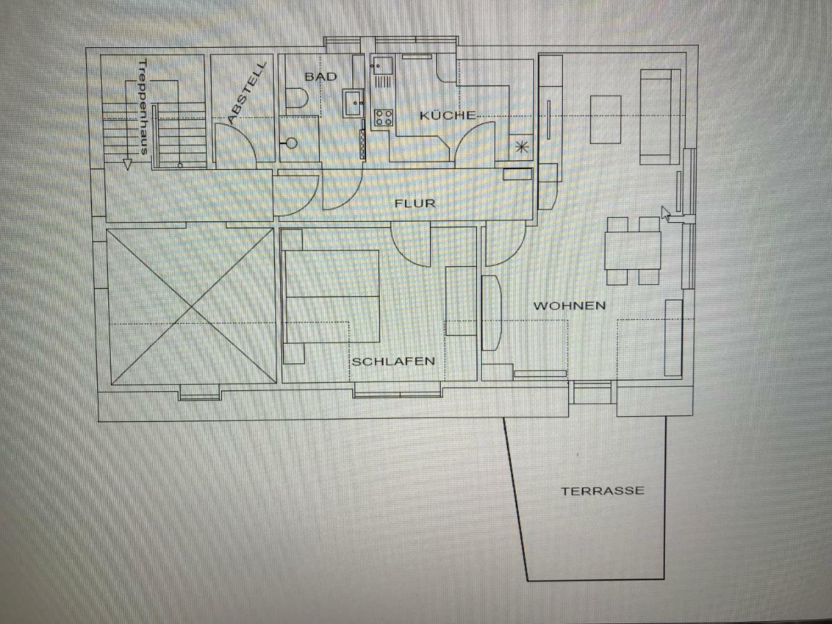 Peedy'S Luxurioese 60M² Wohnung Mit Balkonterrasse Stade Ngoại thất bức ảnh